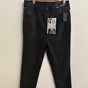 Kendall & Kylie Washed Black High-Rise Skinny Jeans